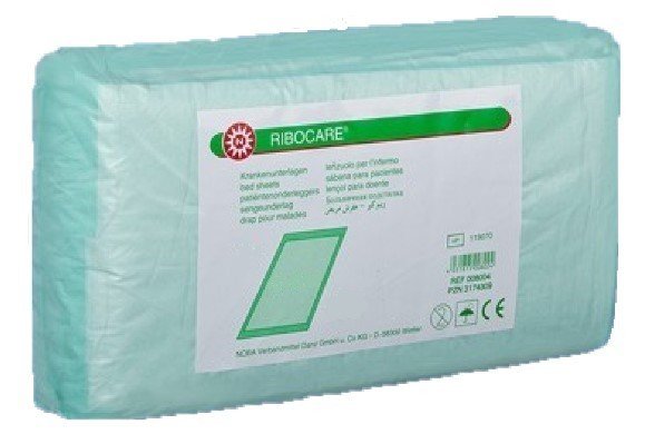 Abverkauf - 30 Stück RIBOCARE® Hygiene- und Krankenunterlage 40 x 60 cm 12-lagig - 008012