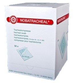 50 Stück Tracheo Kompressen NOBATRACHEAL®-steril 8 cm x 10 cm - 874300