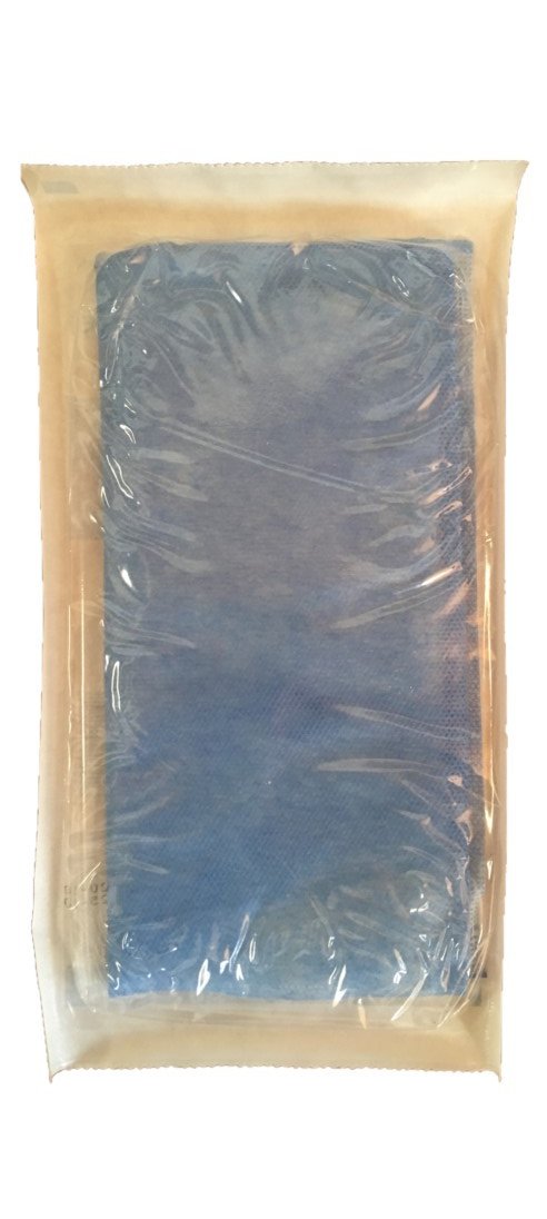 30 Stück Saugkompressen steril BEESANA® 20 cm x 20 cm weiß/blau - 1356